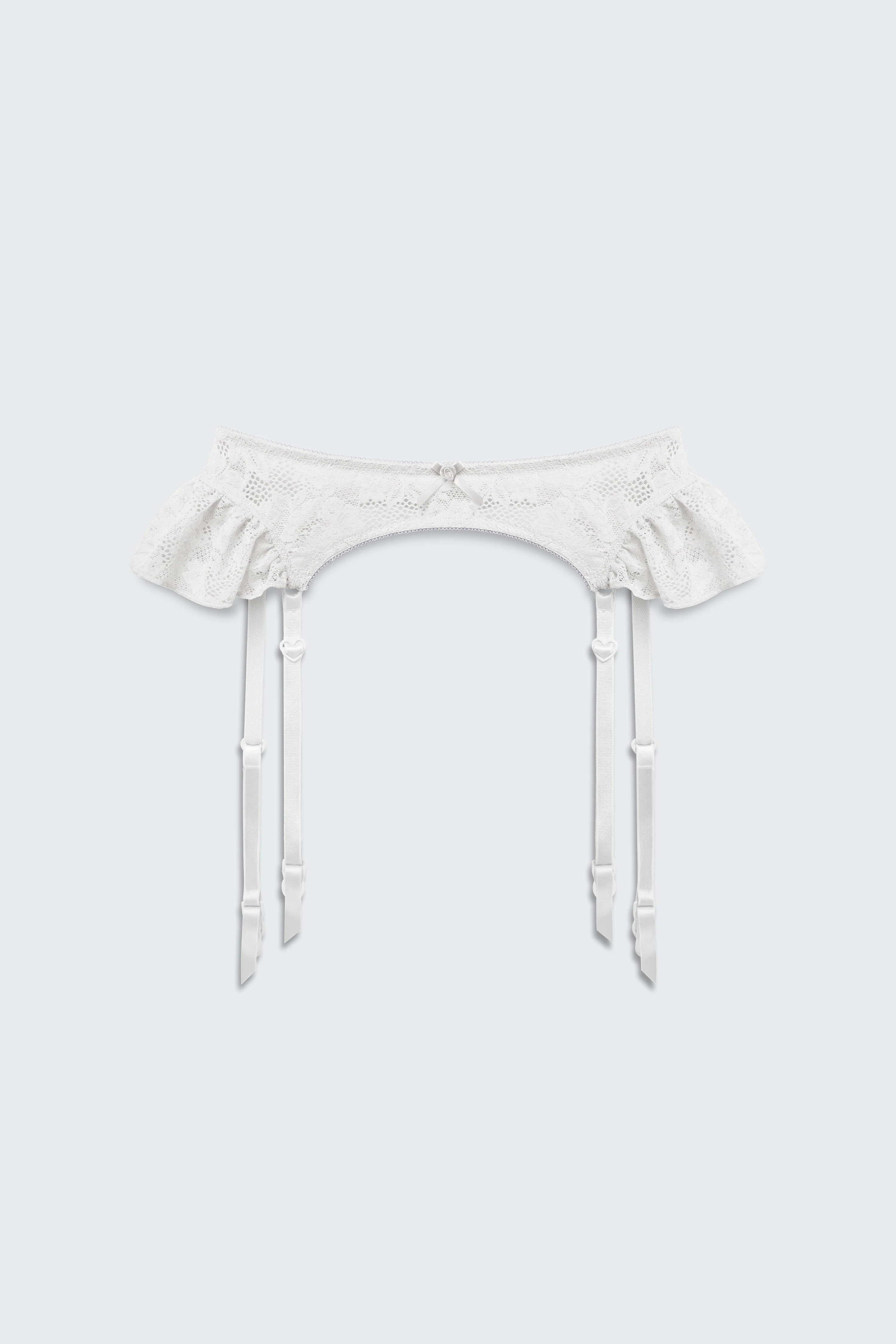 Spur of The Moment Frill Garter Belt - Image 5