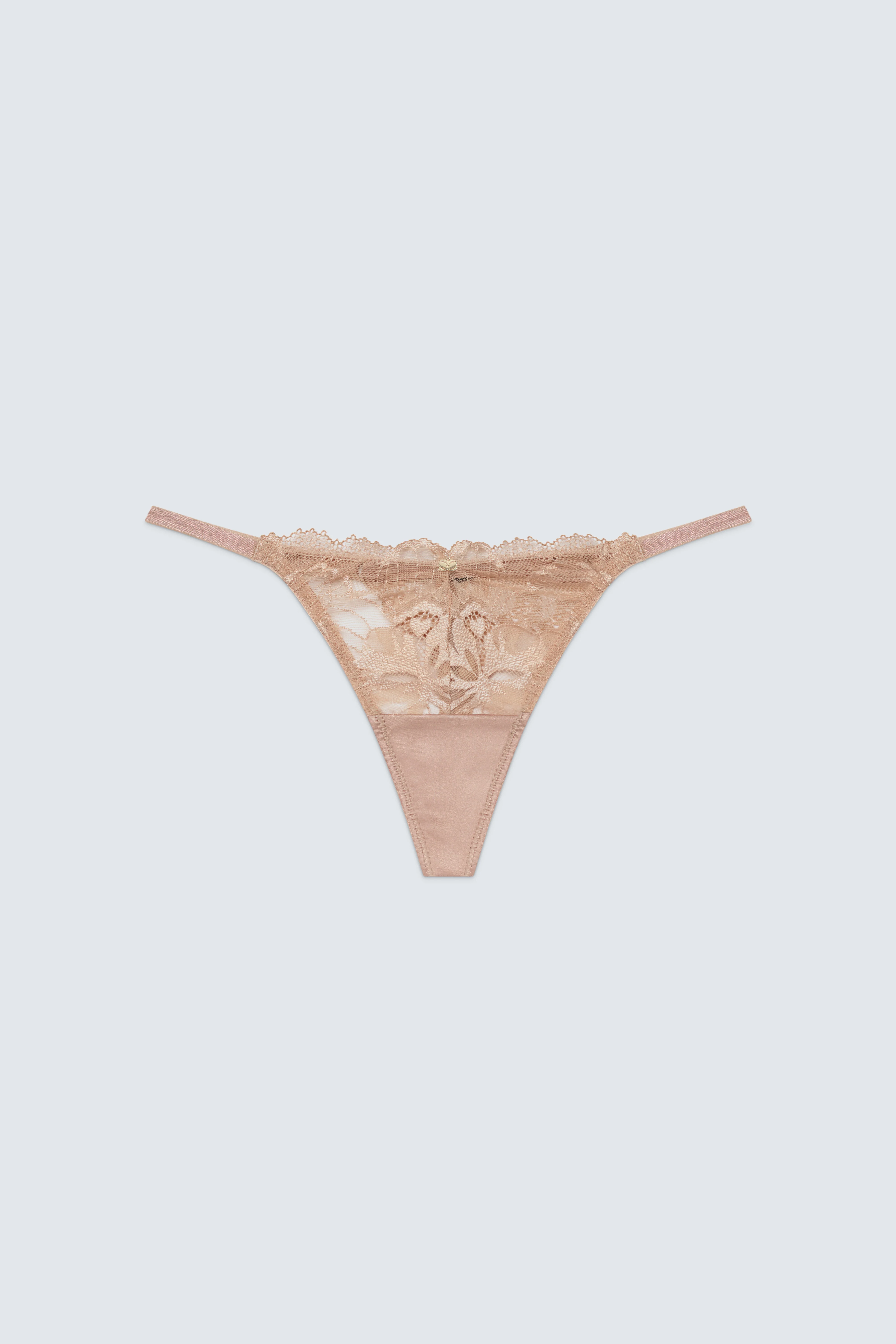 String You Along Low Rise Lace Thong - Image 3