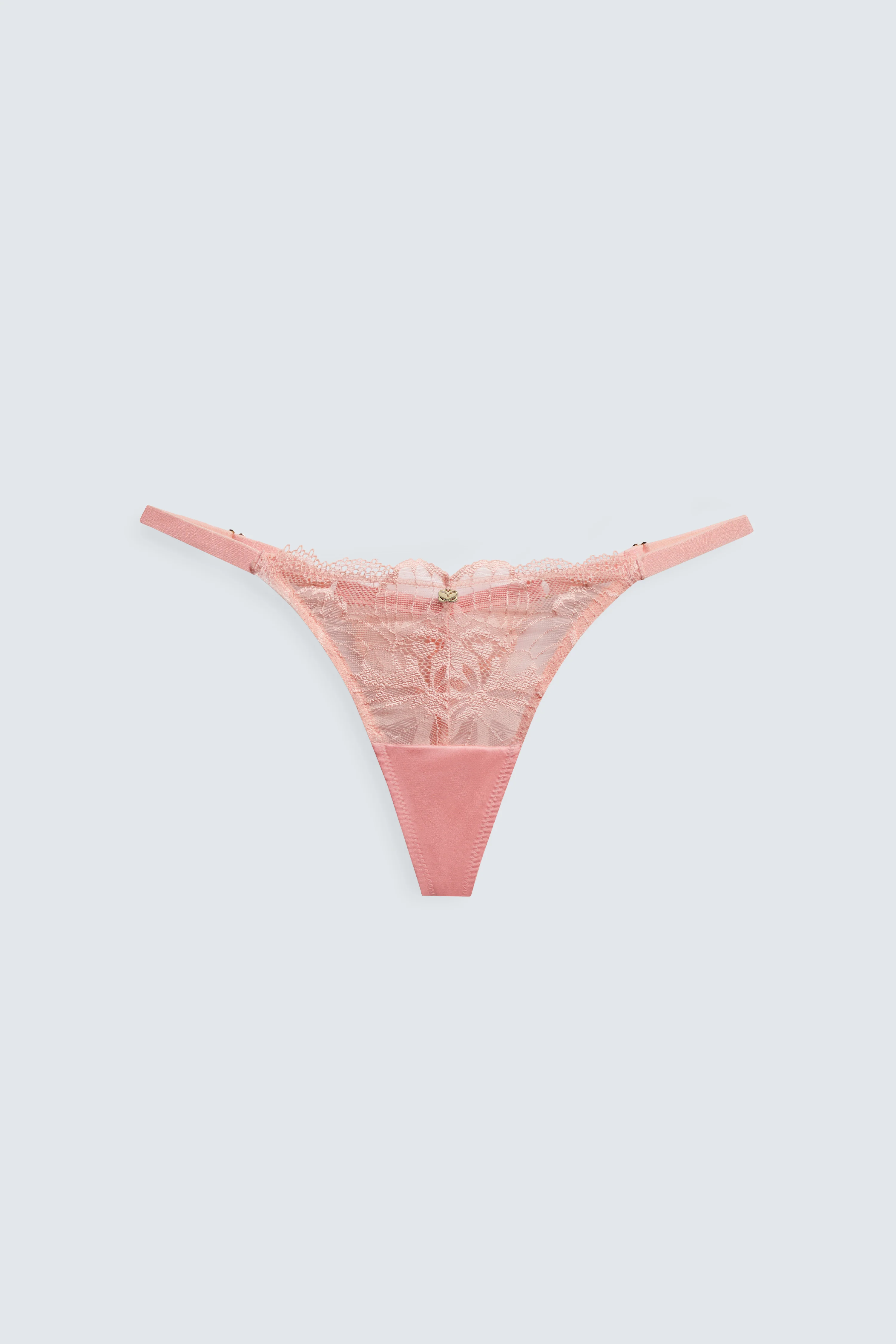 String You Along Low Rise Lace Thong - Image 4