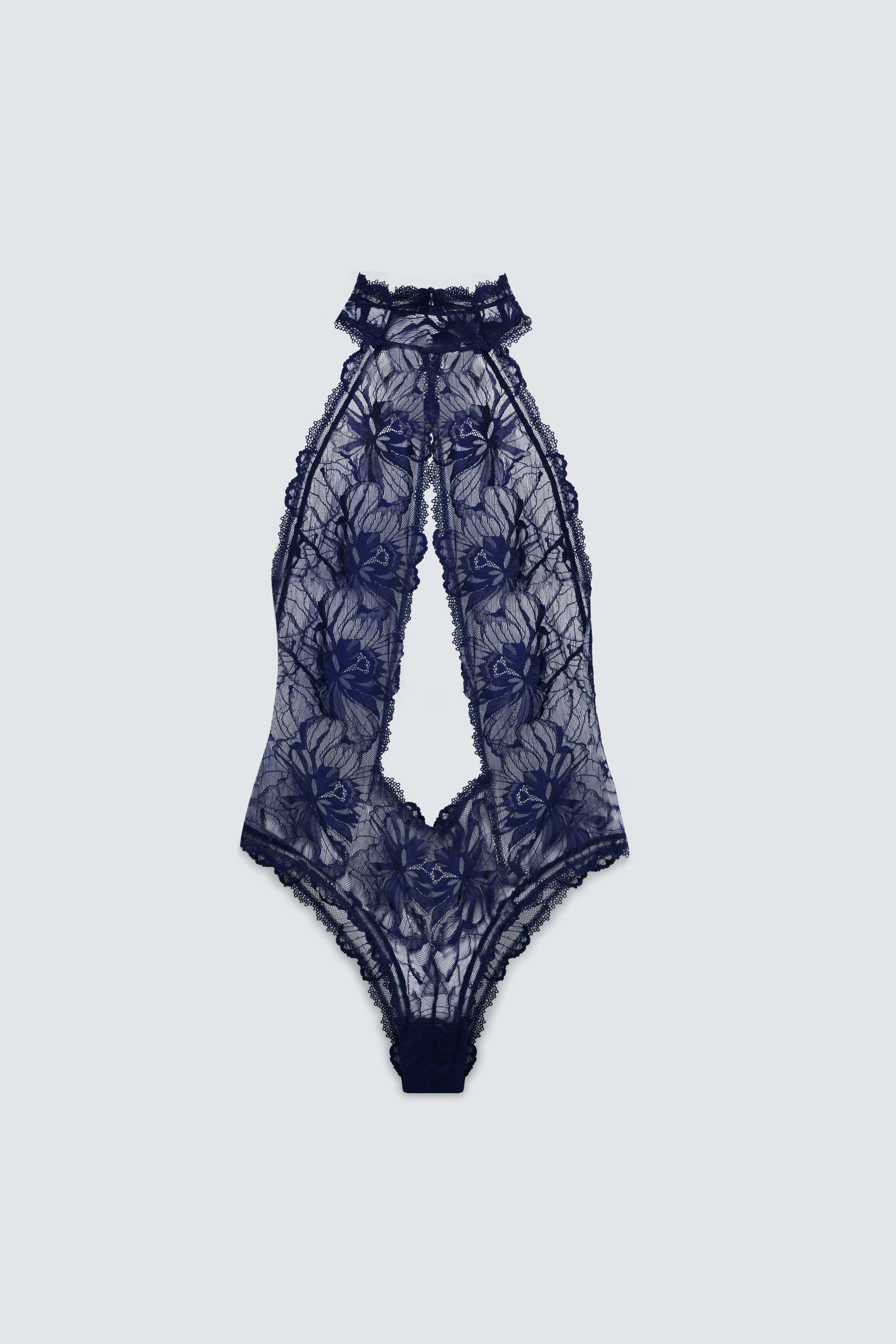 The Fantasy Lace Halter Bodysuit - Image 3